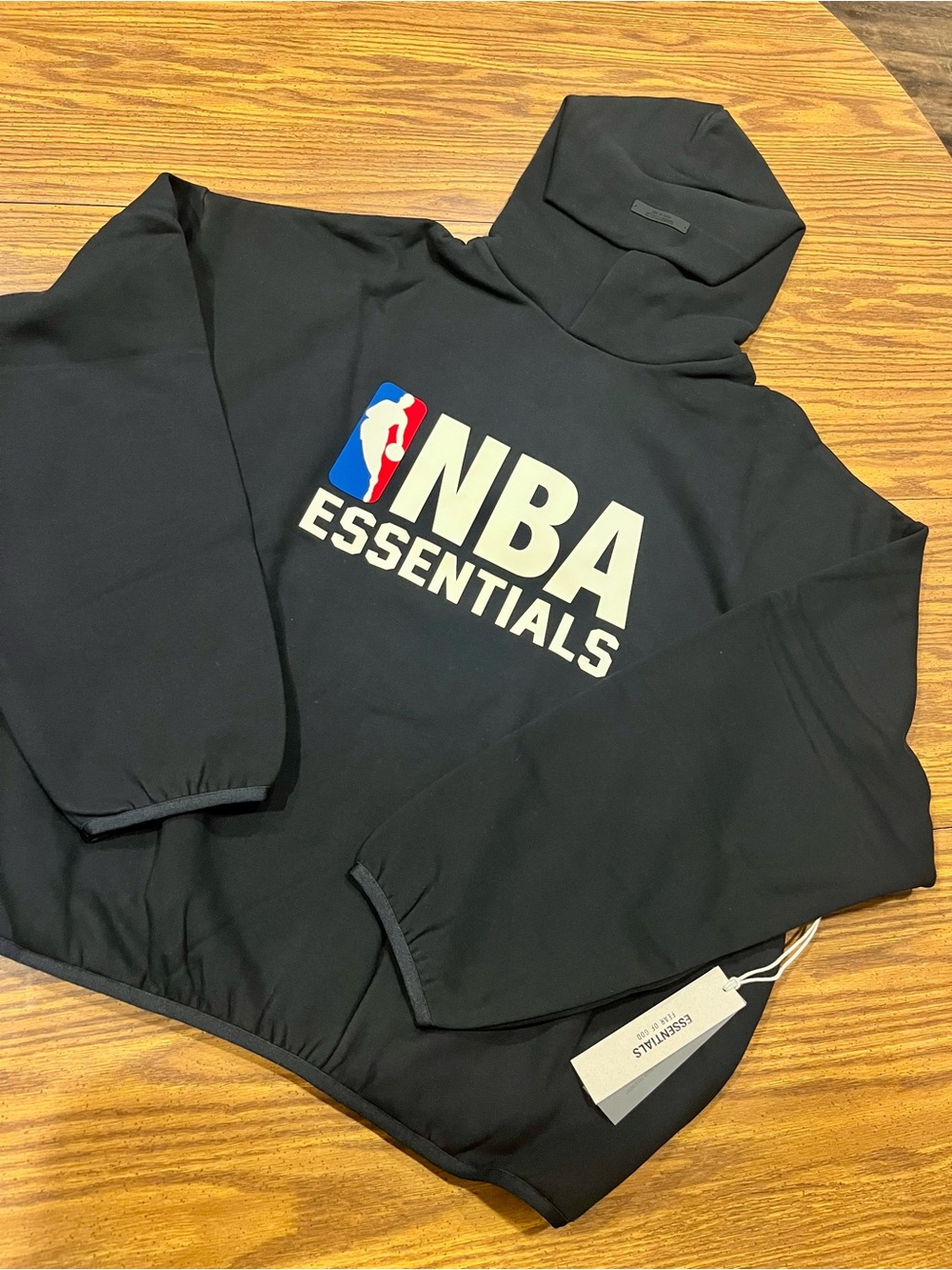 Fear of God Black NBA Essentials Pullover Hoodie Medium